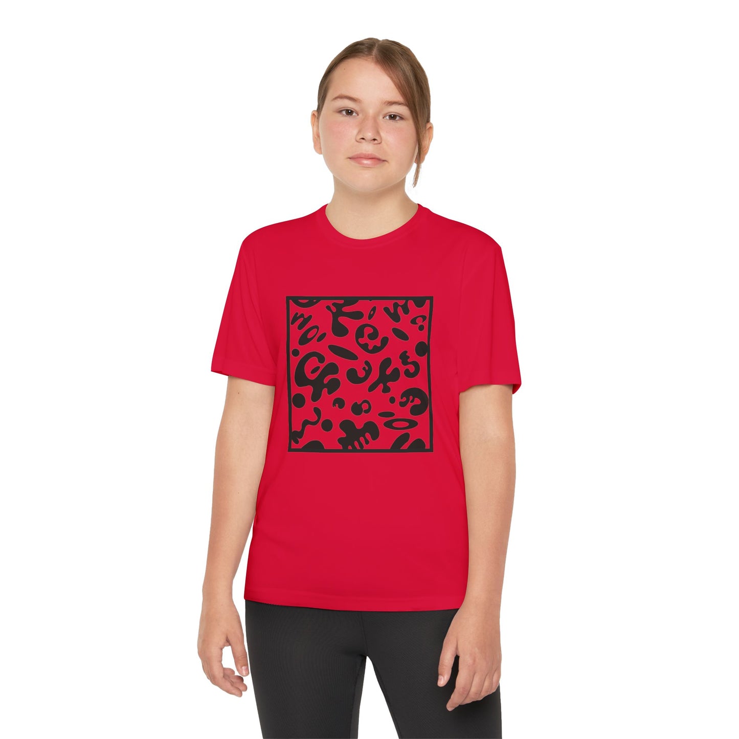 Adorn'd Youth Competitor Graphic Tee - Smoke Signal Black