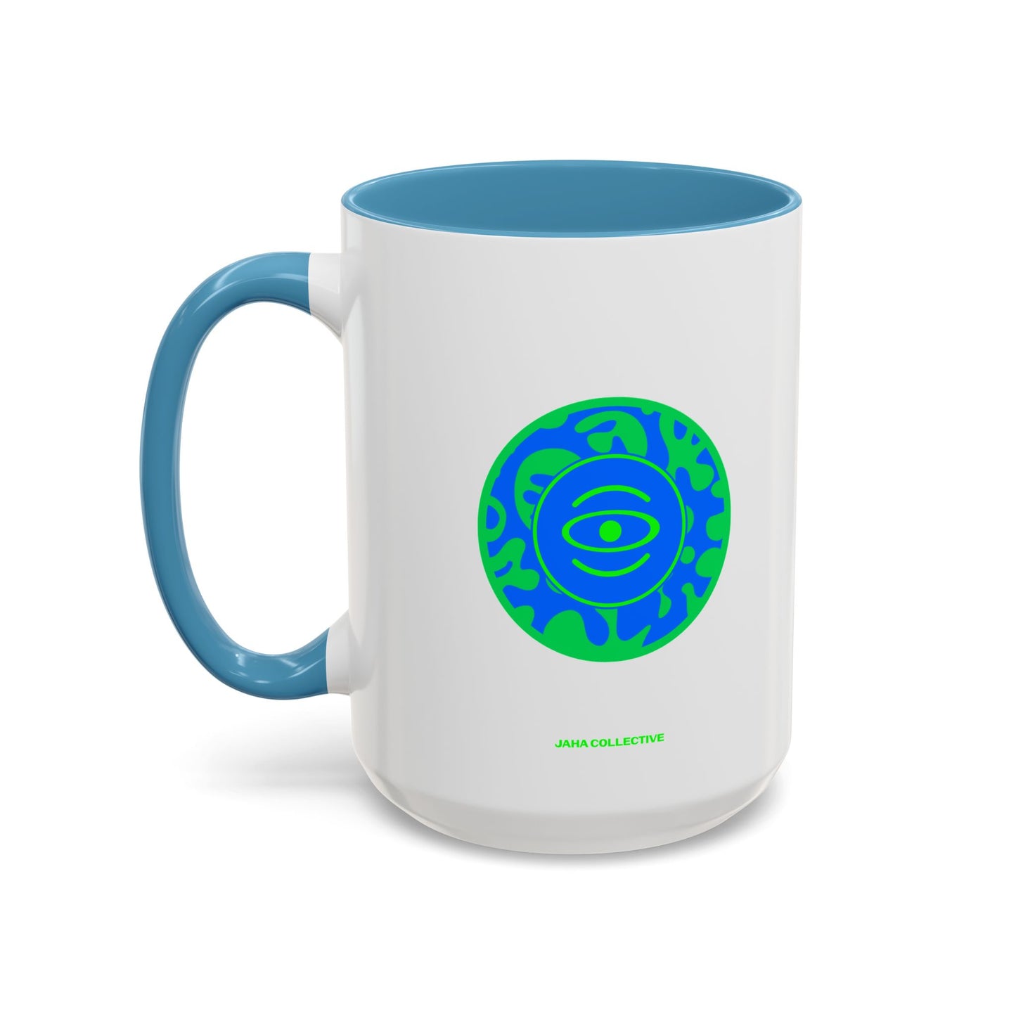 Adorn'd Color Logo Accent Coffee Mug (11, 15oz) - Tide Pool