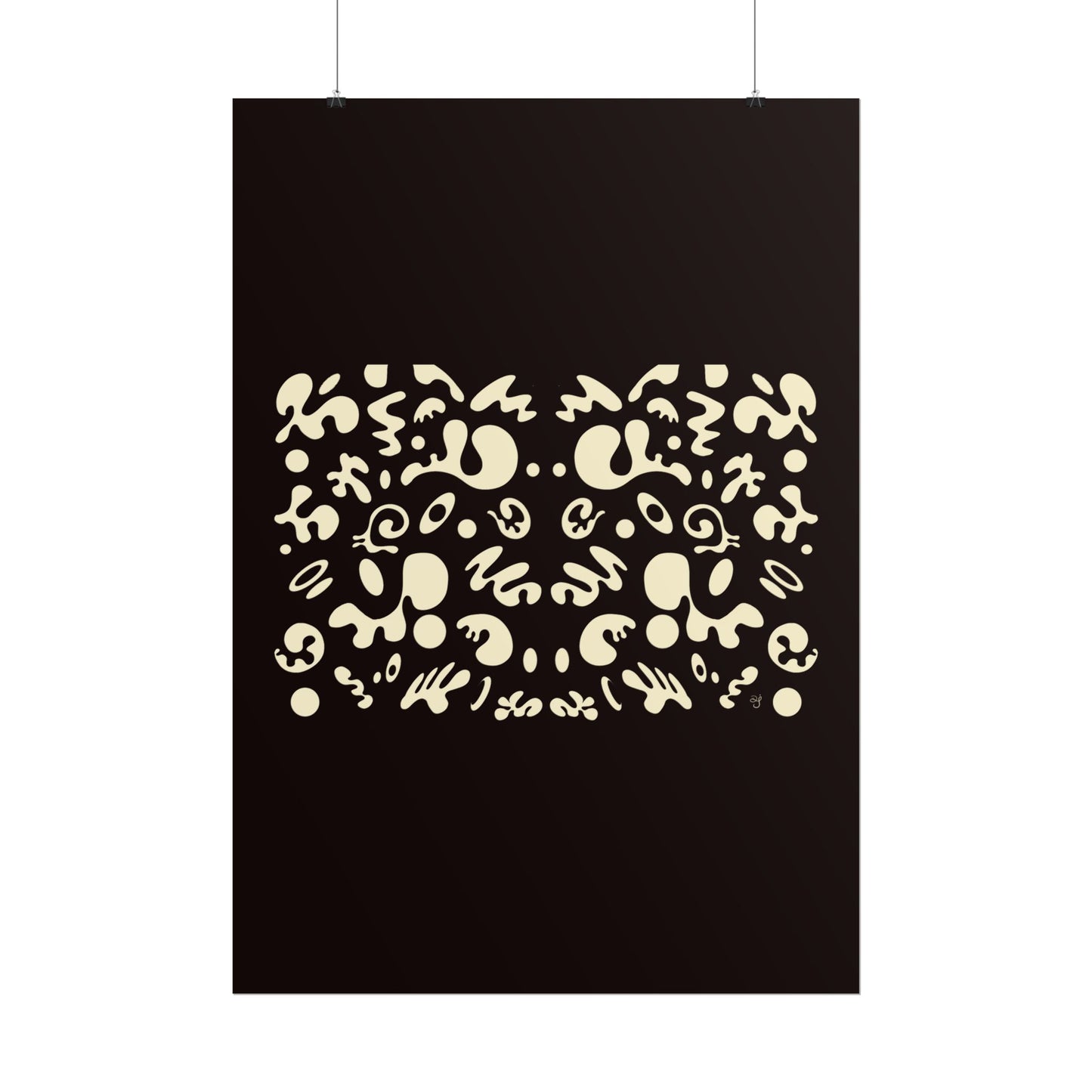 Mirror Work Rolled Poster (Portrait) - Smoke Signal