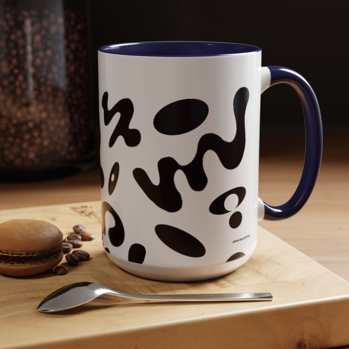 Nourish'd Color Accent Ceramic Mug