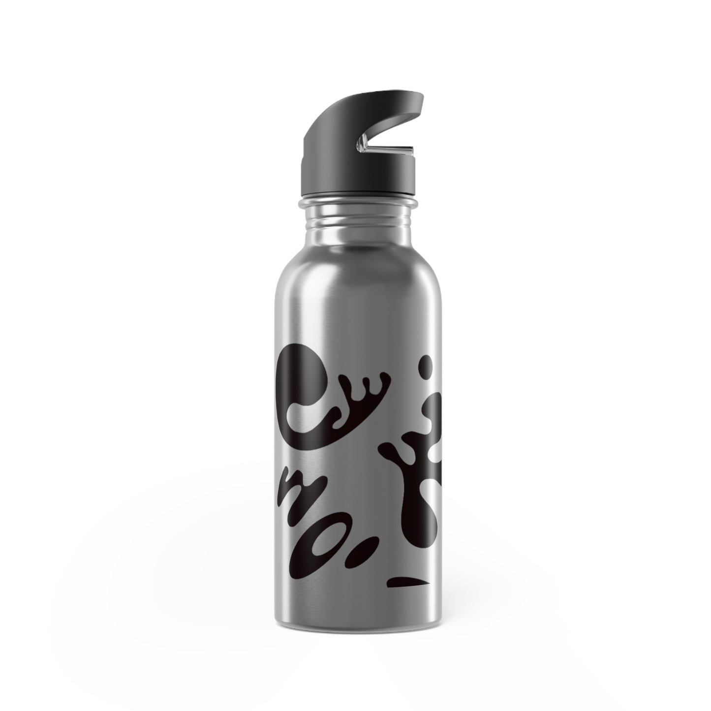 Nourish'd Stainless Steel Water Bottle w Straw (20oz)