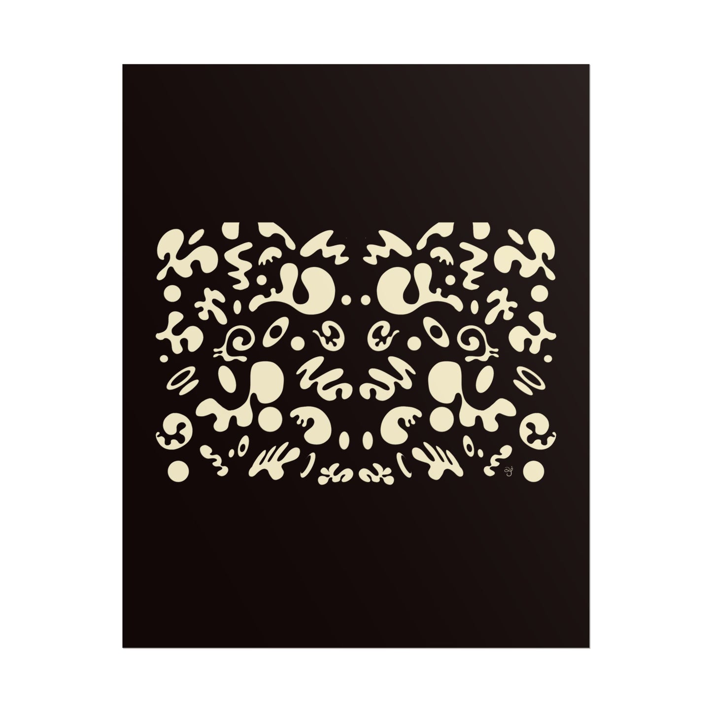 Mirror Work Rolled Poster (Portrait) - Smoke Signal