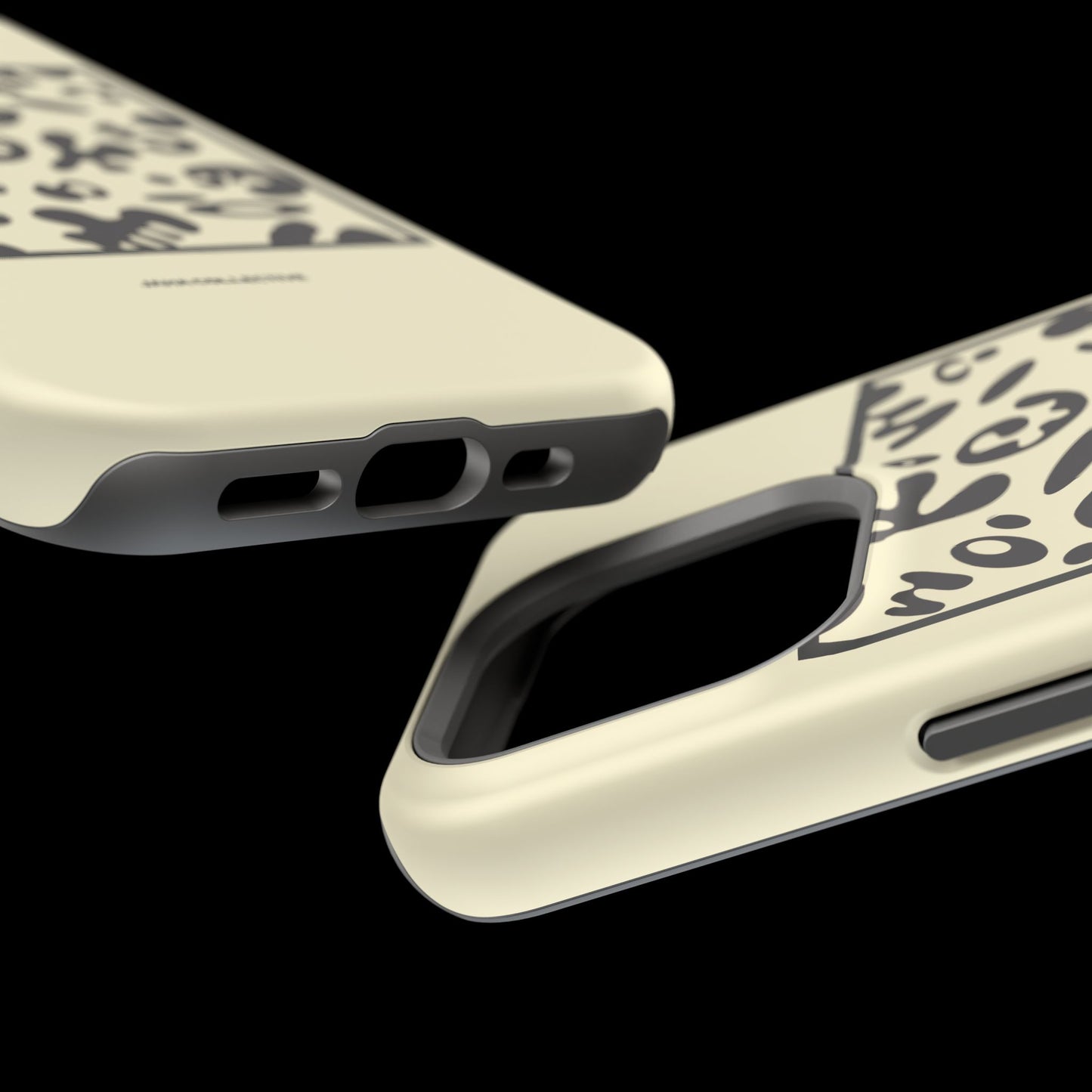 Adorn'd Minimalist Square MagSafe Tough Case - Blank Page