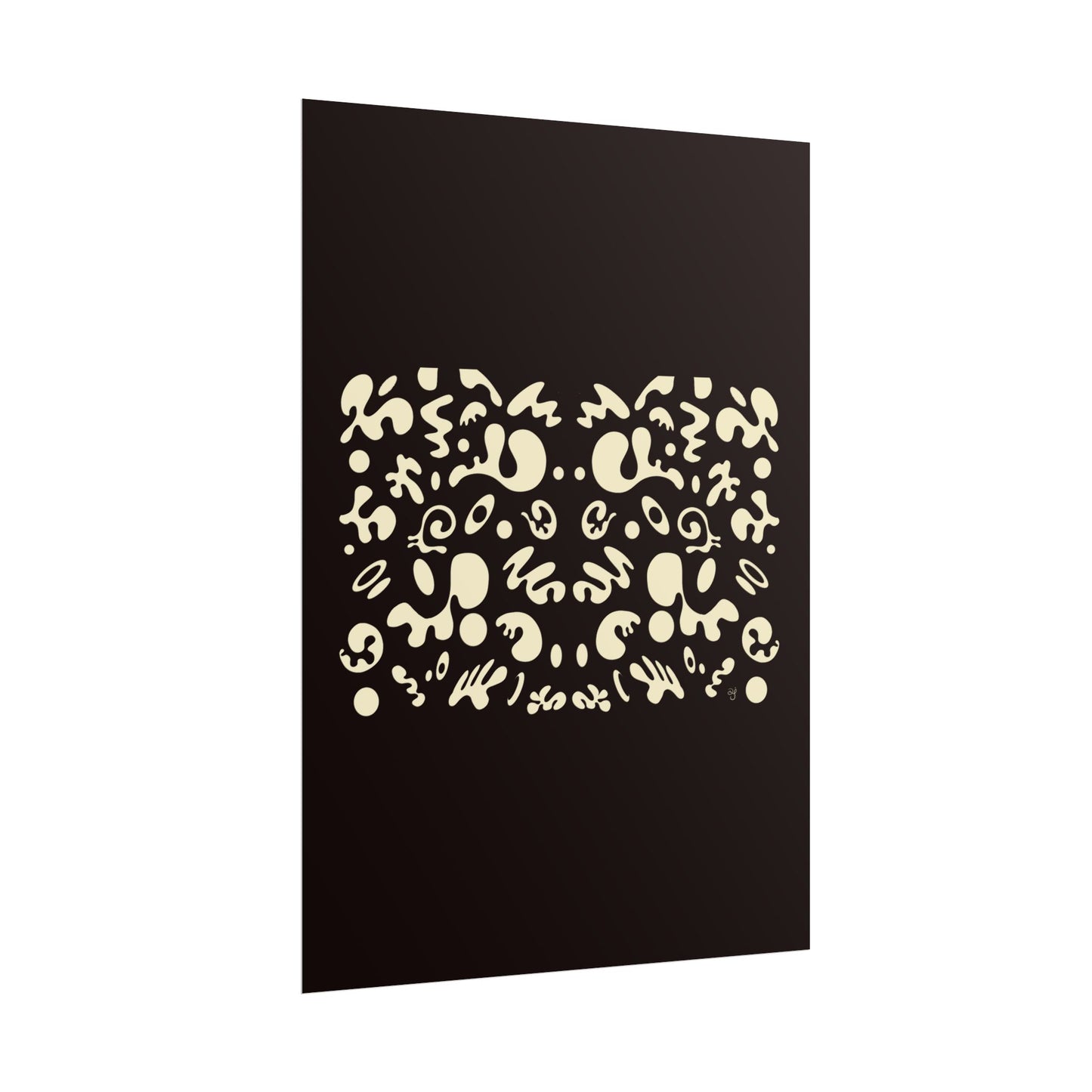 Mirror Work Rolled Poster (Portrait) - Smoke Signal