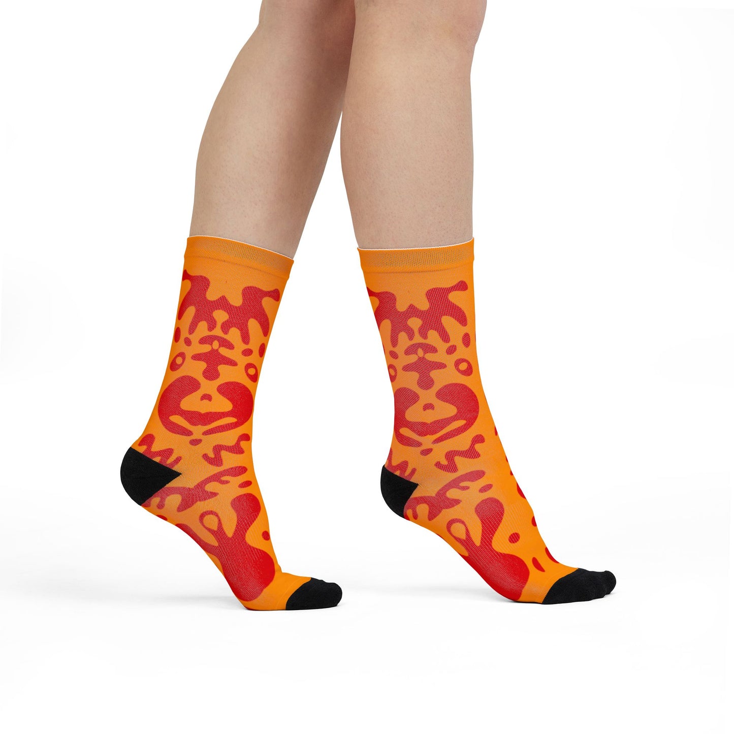 Mirror Work Color Crew Socks - Heat Theory