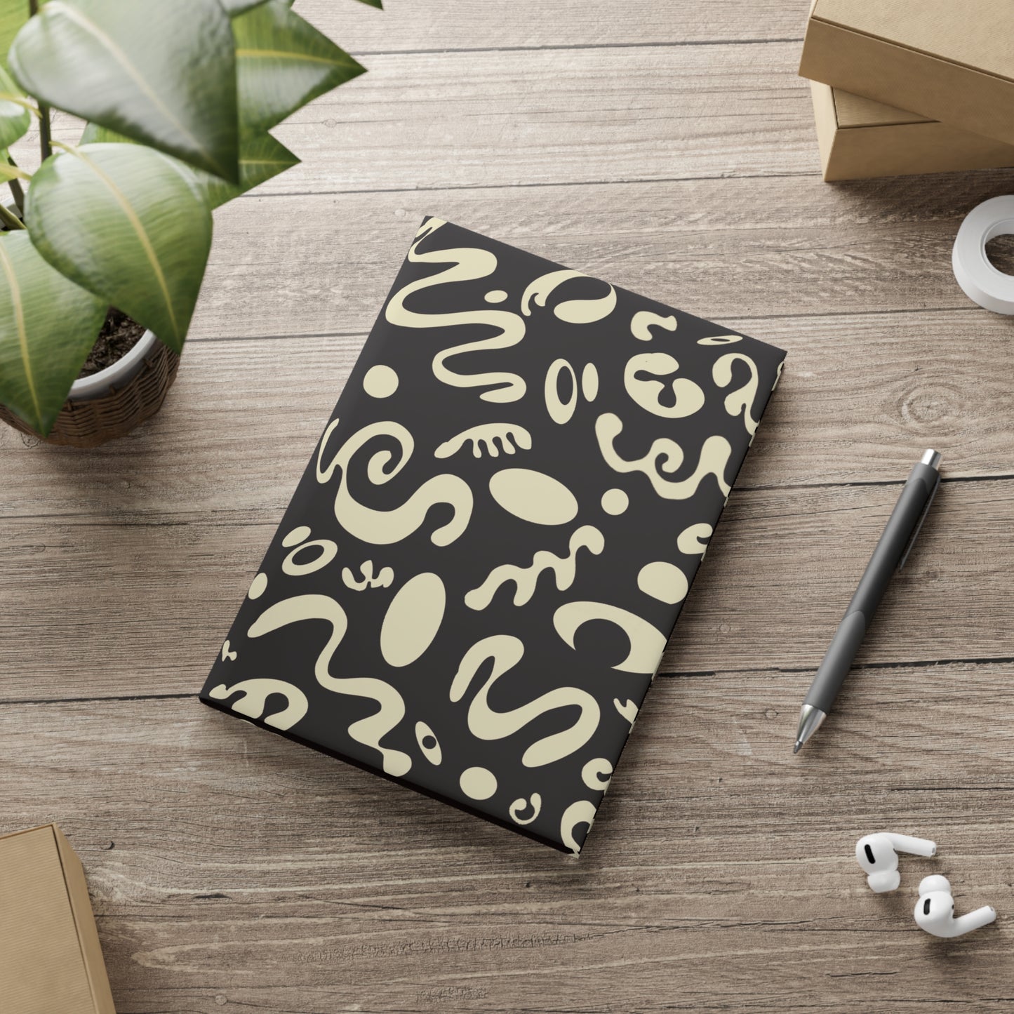 Pure Imagination Hardcover Notebook w Puffy Cover - Smoke Signal