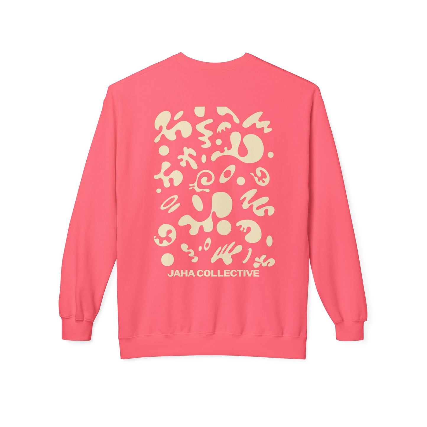 Pure Imagination Unisex Midweight Softstyle Fleece Crewneck Sweatshirt - Blank Page White Print