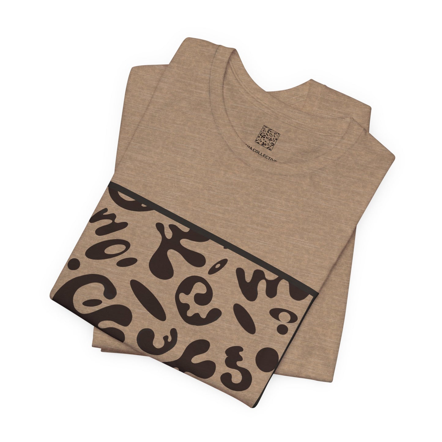 Adorn'd Unisex Jersey Short Sleeve Tee - Smoke Signal Black Print