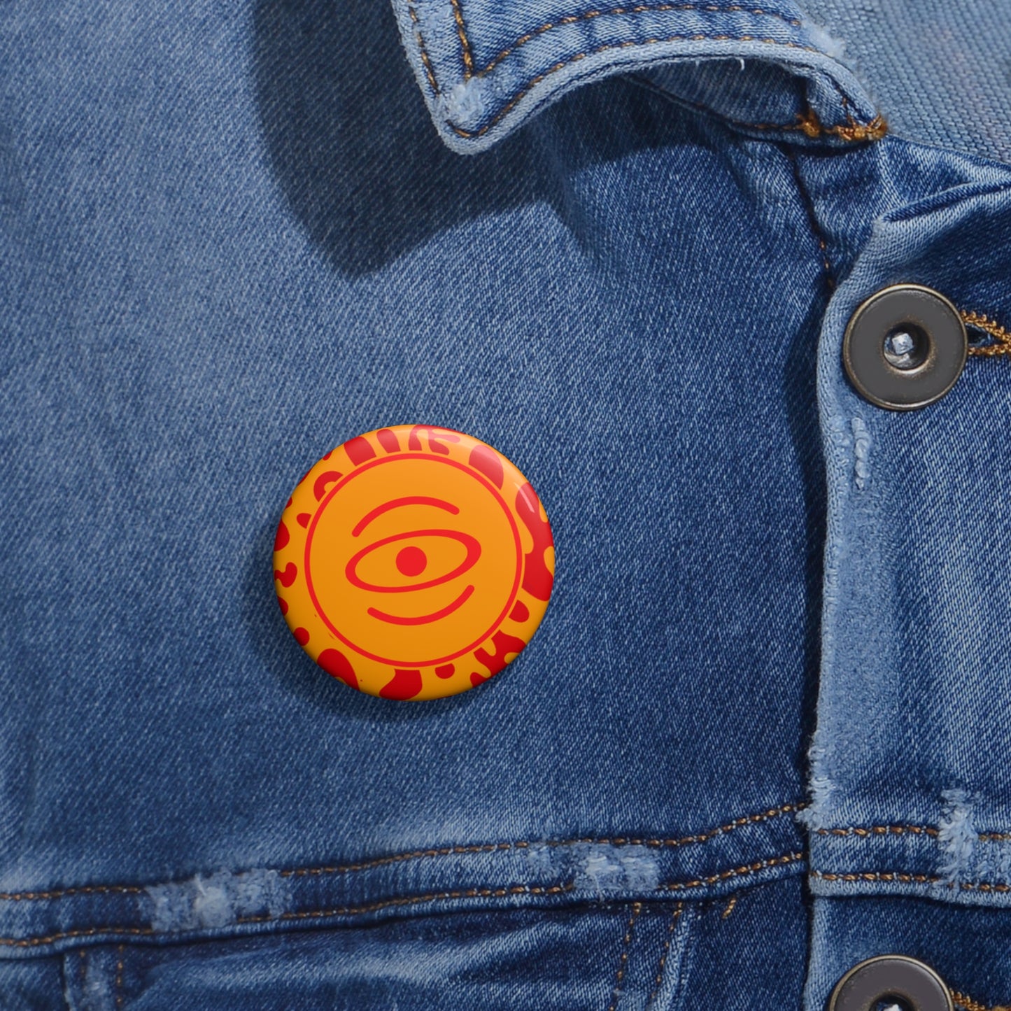 Adorn'd Color Logo Pin Button - Heat Theory