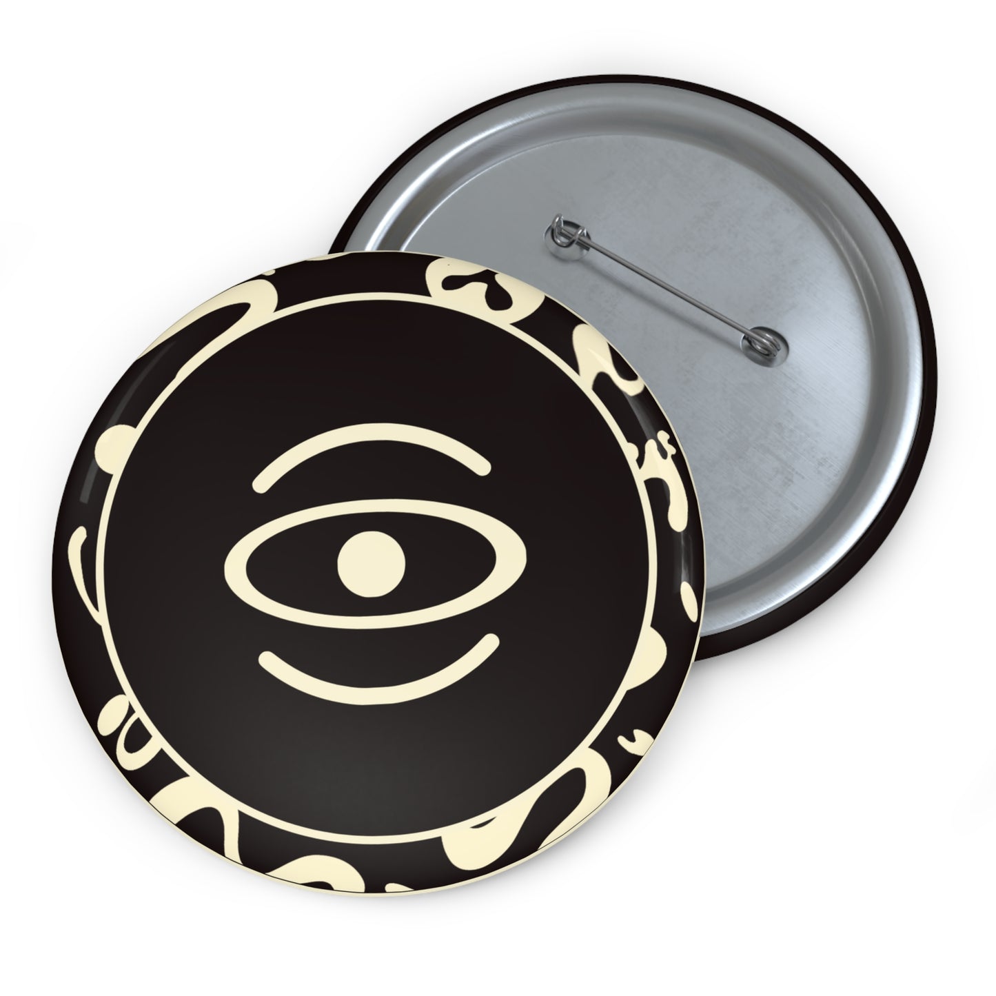 Adorn'd Logo Pin Button - Smoke Signal