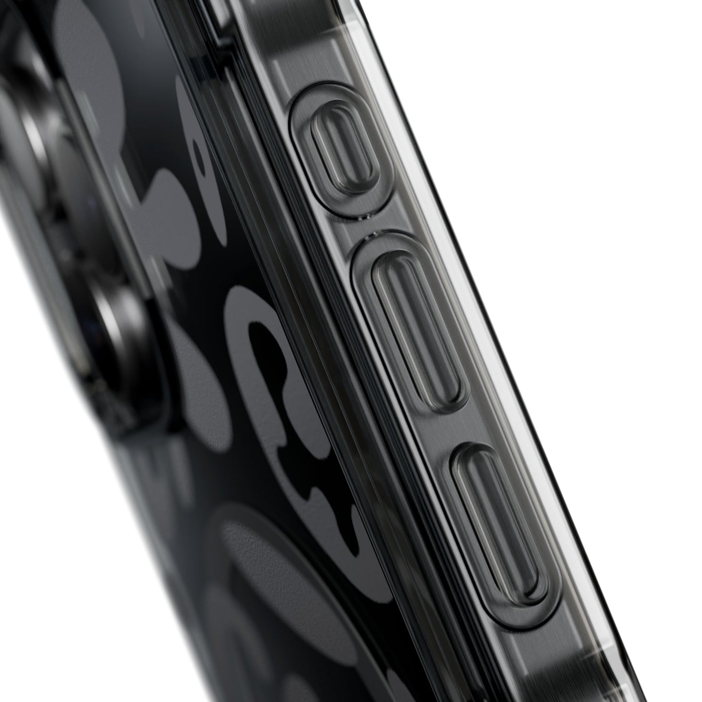 Pure Imagination Clear MagSafe Impact Case - Smoke Signal Black