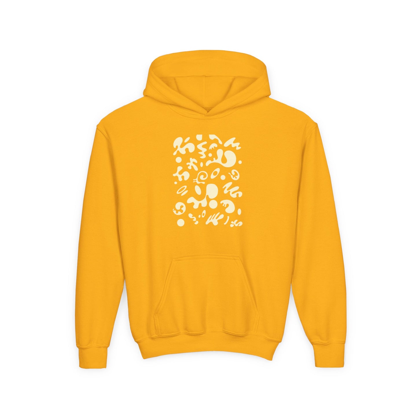 Bright Future Youth Heavy Blend Hooded Sweatshirt - Blank Page