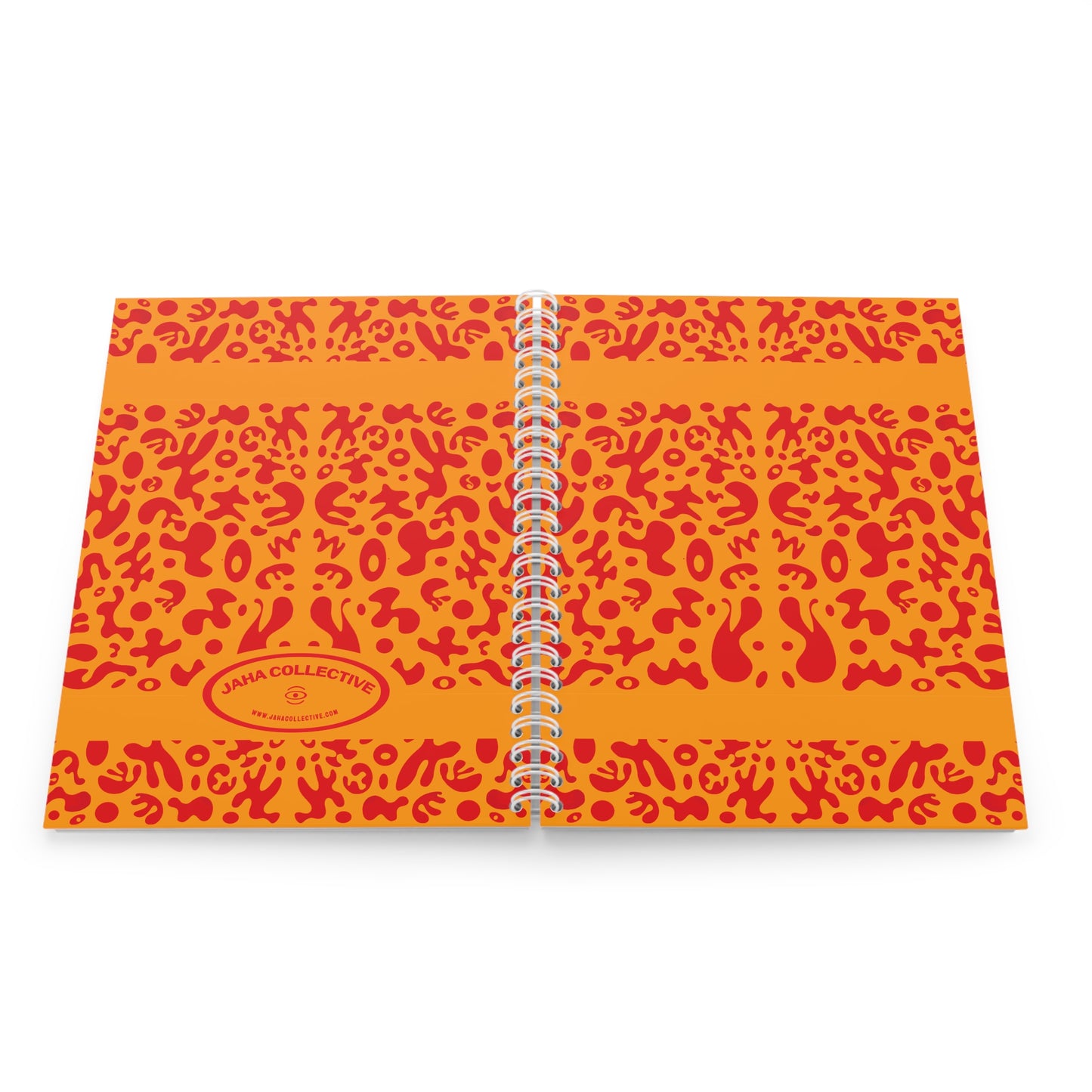 Mirror Work Color Spiral Notebook (Wide Ruled) - Heat Theory