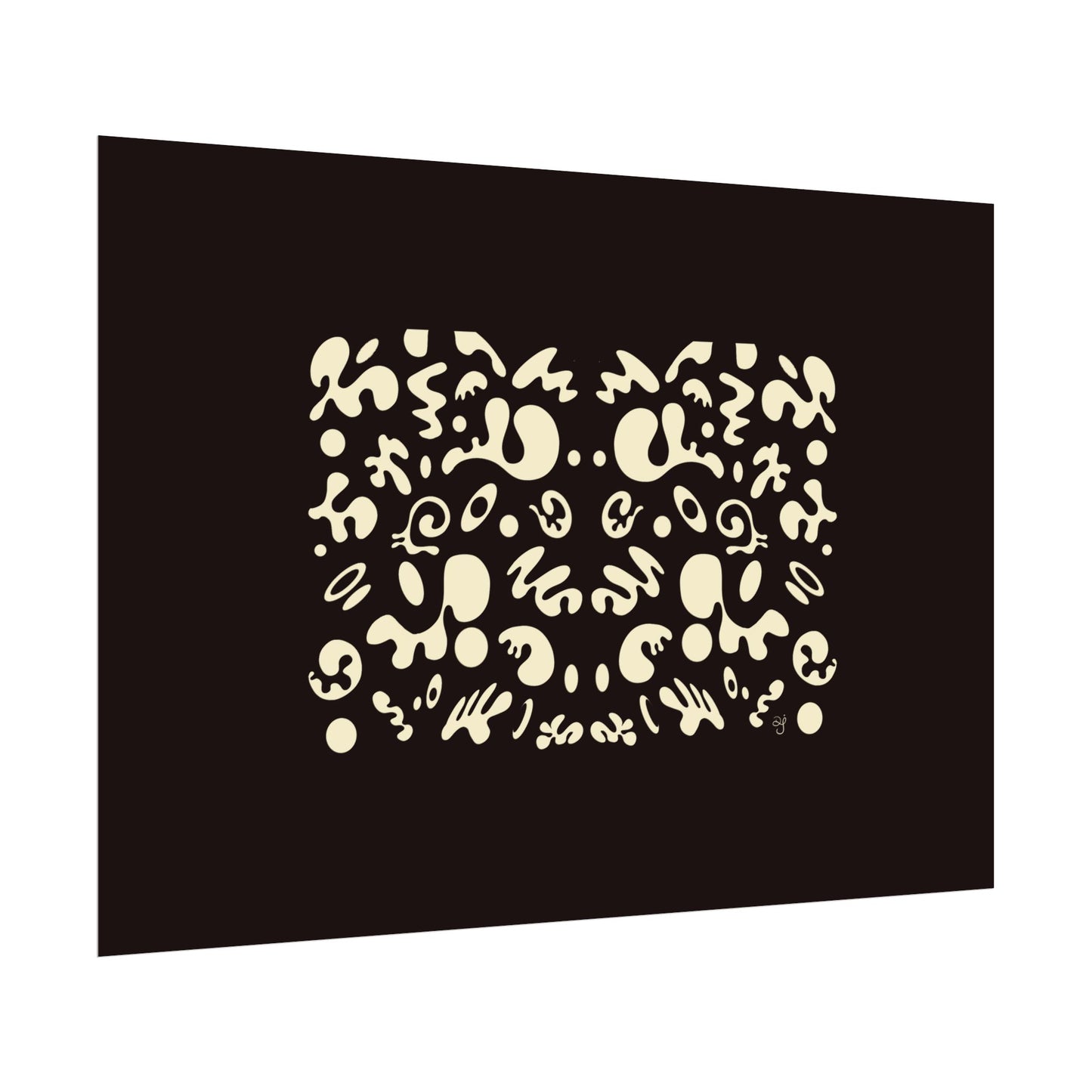 Mirror Work Rolled Poster (Landscape) - Smoke Signal