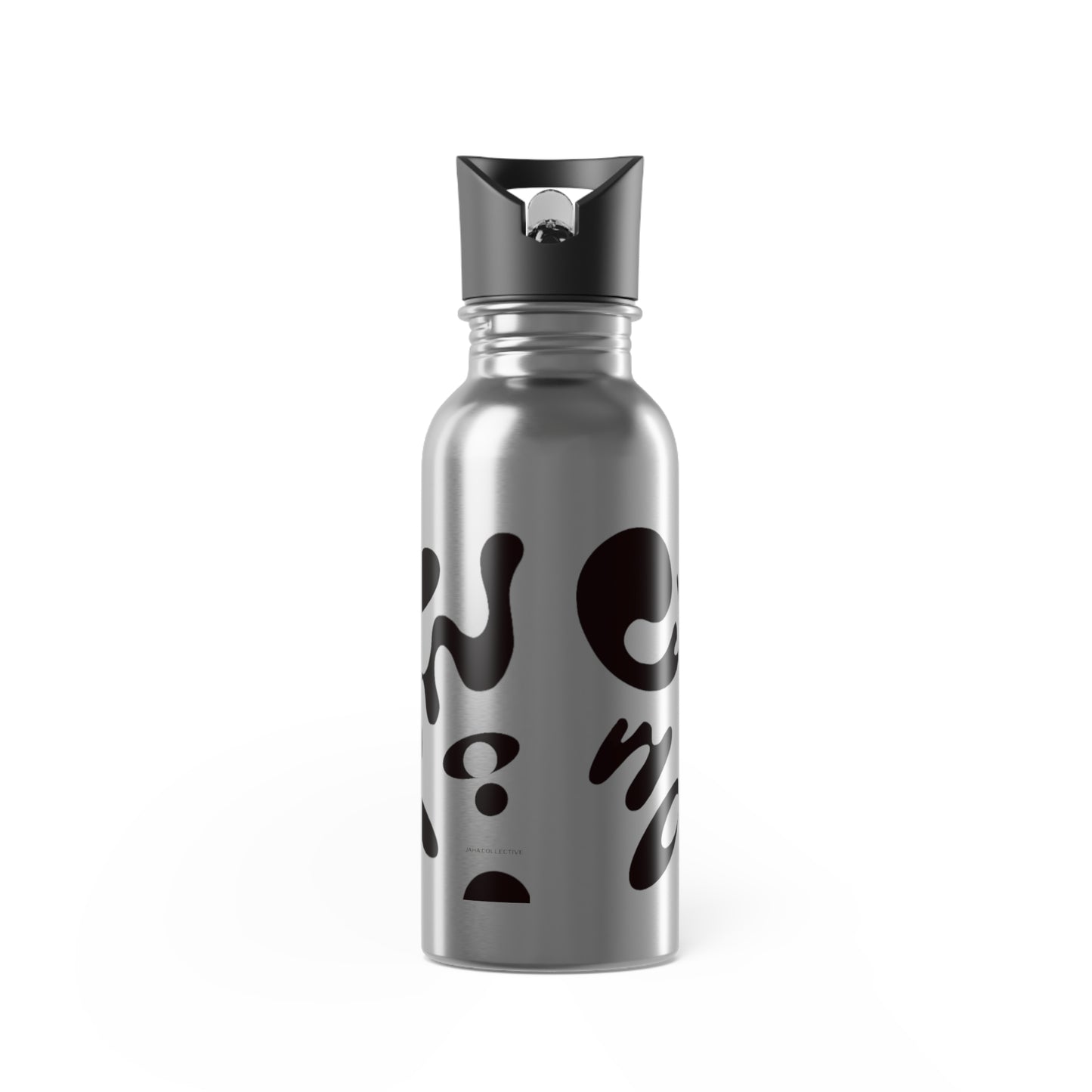 Nourish'd Stainless Steel Water Bottle w Straw (20oz)