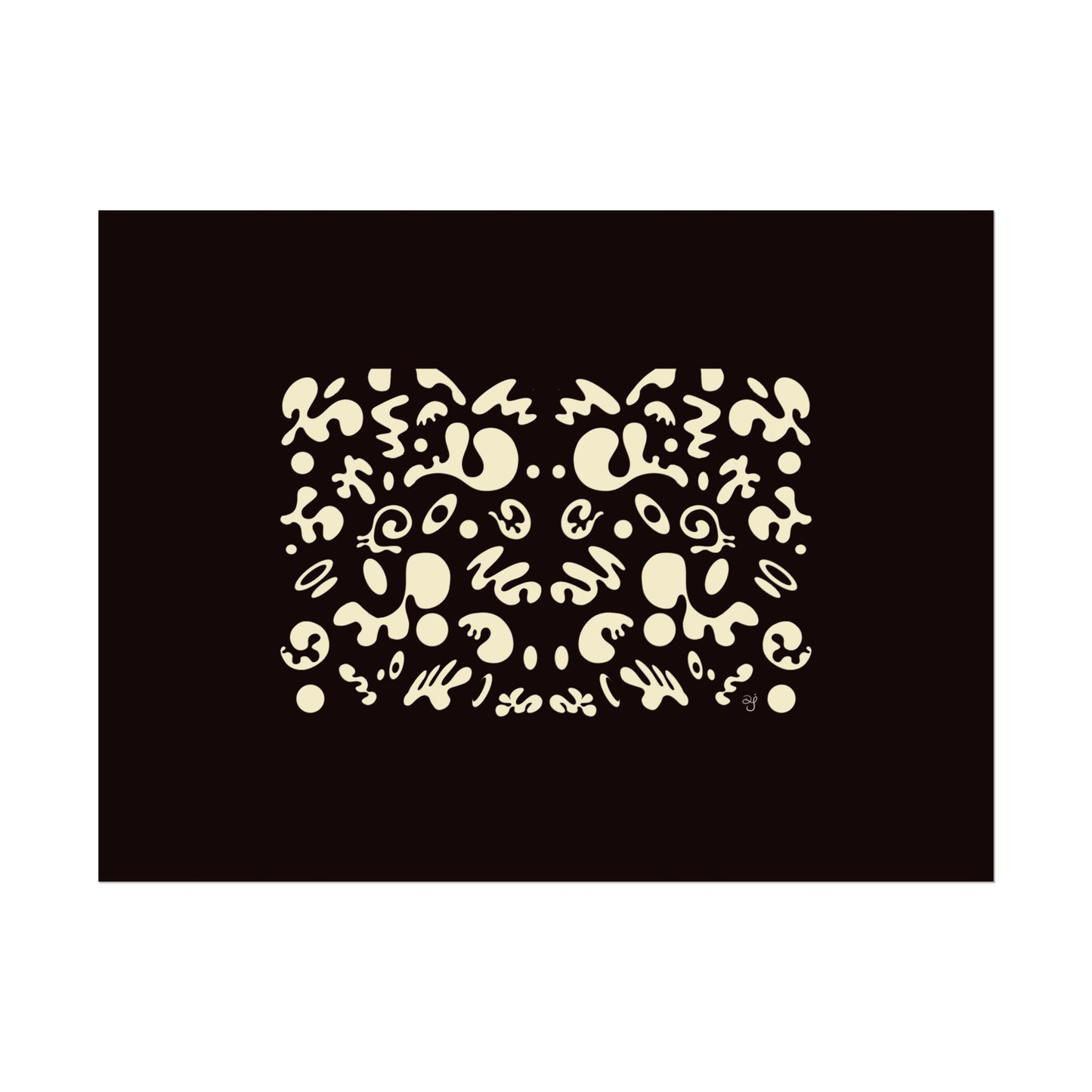 Mirror Work Rolled Poster (Landscape) - Smoke Signal