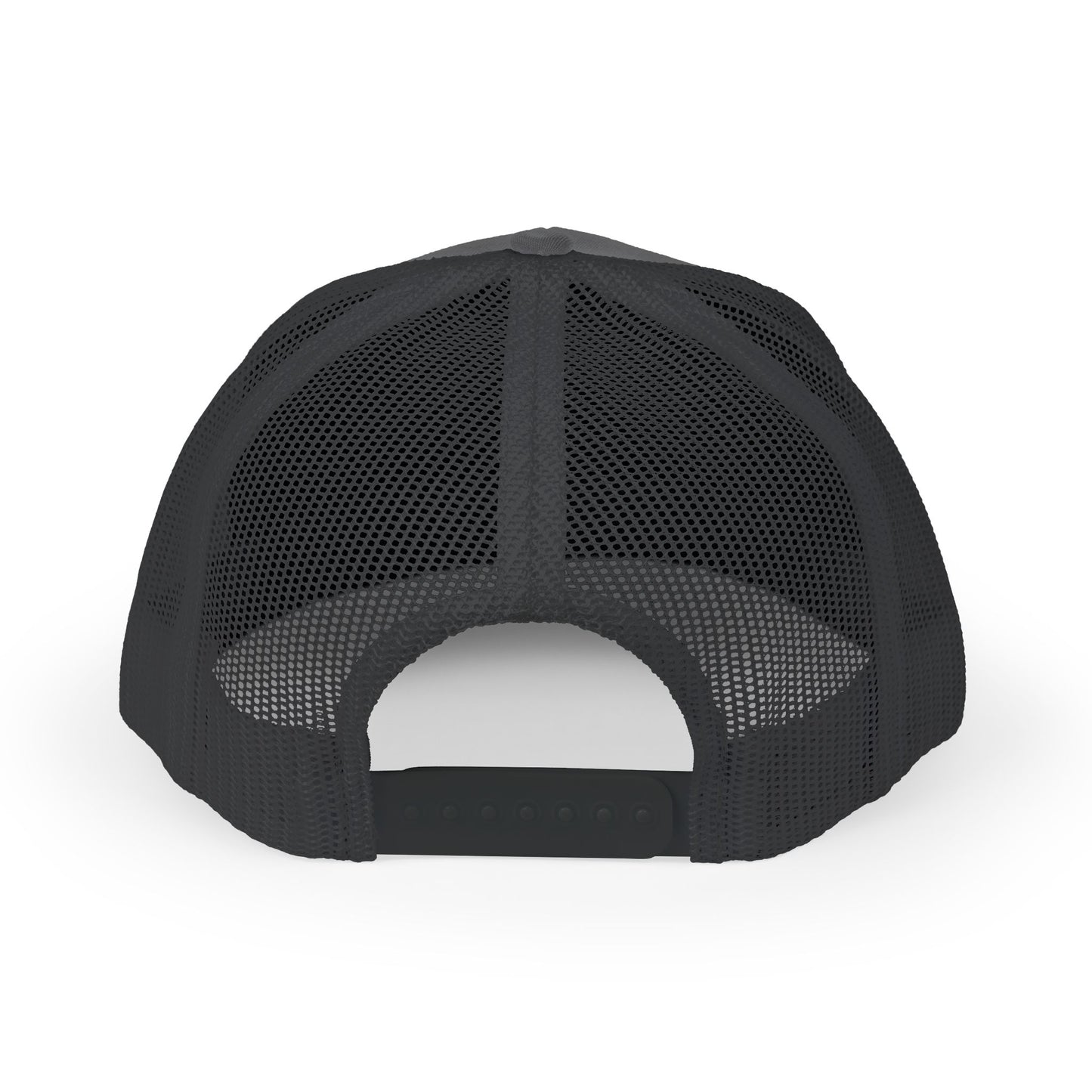 Adorn'd Logo Embroidered Retro Trucker Hat - Starlight White