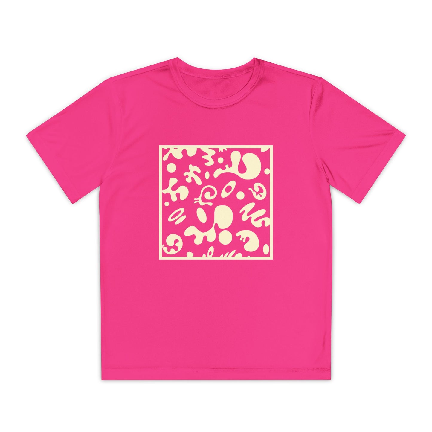 Adorn'd Youth Competitor Graphic Tee - Blank Page White