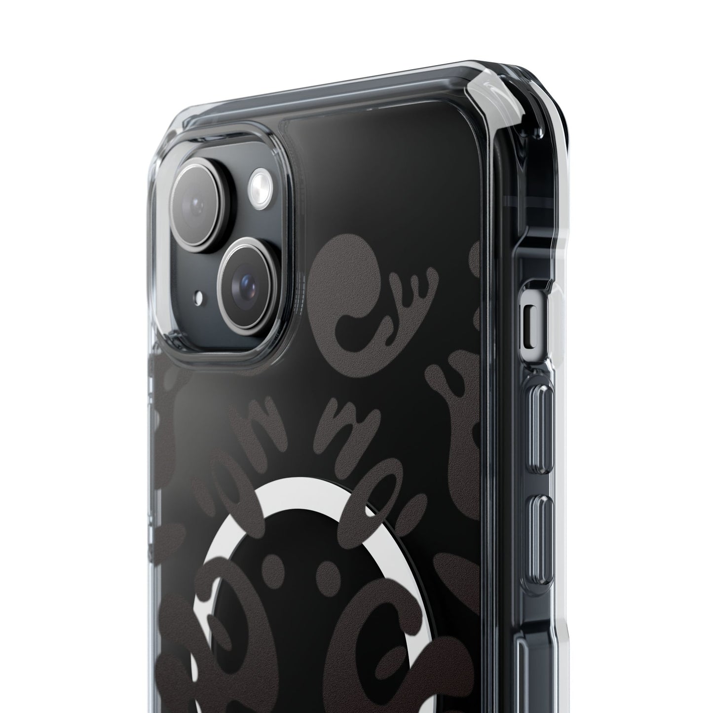 Mirror Work Clear MagSafe Impact Case - Smoke Signal Black