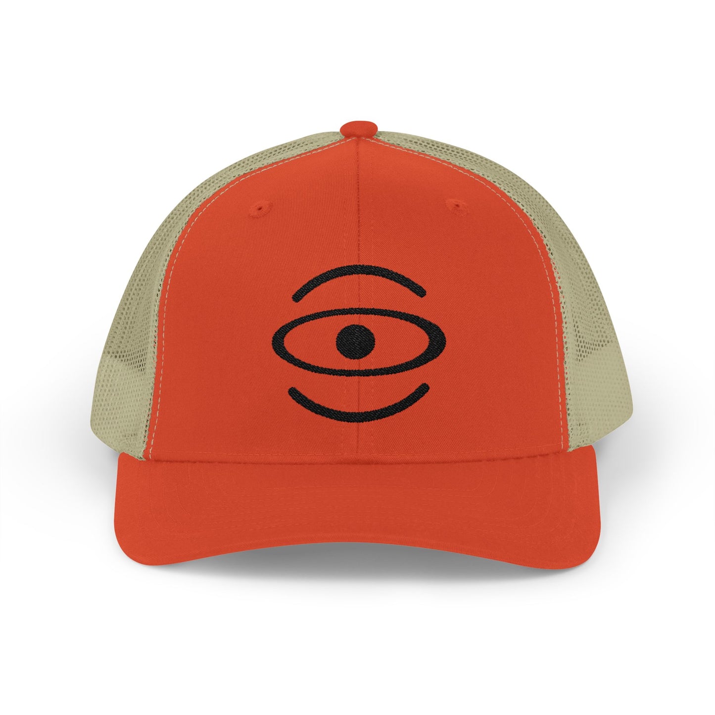Jaha Logo Embroidered Retro Trucker Hat - Smoke Signal Black