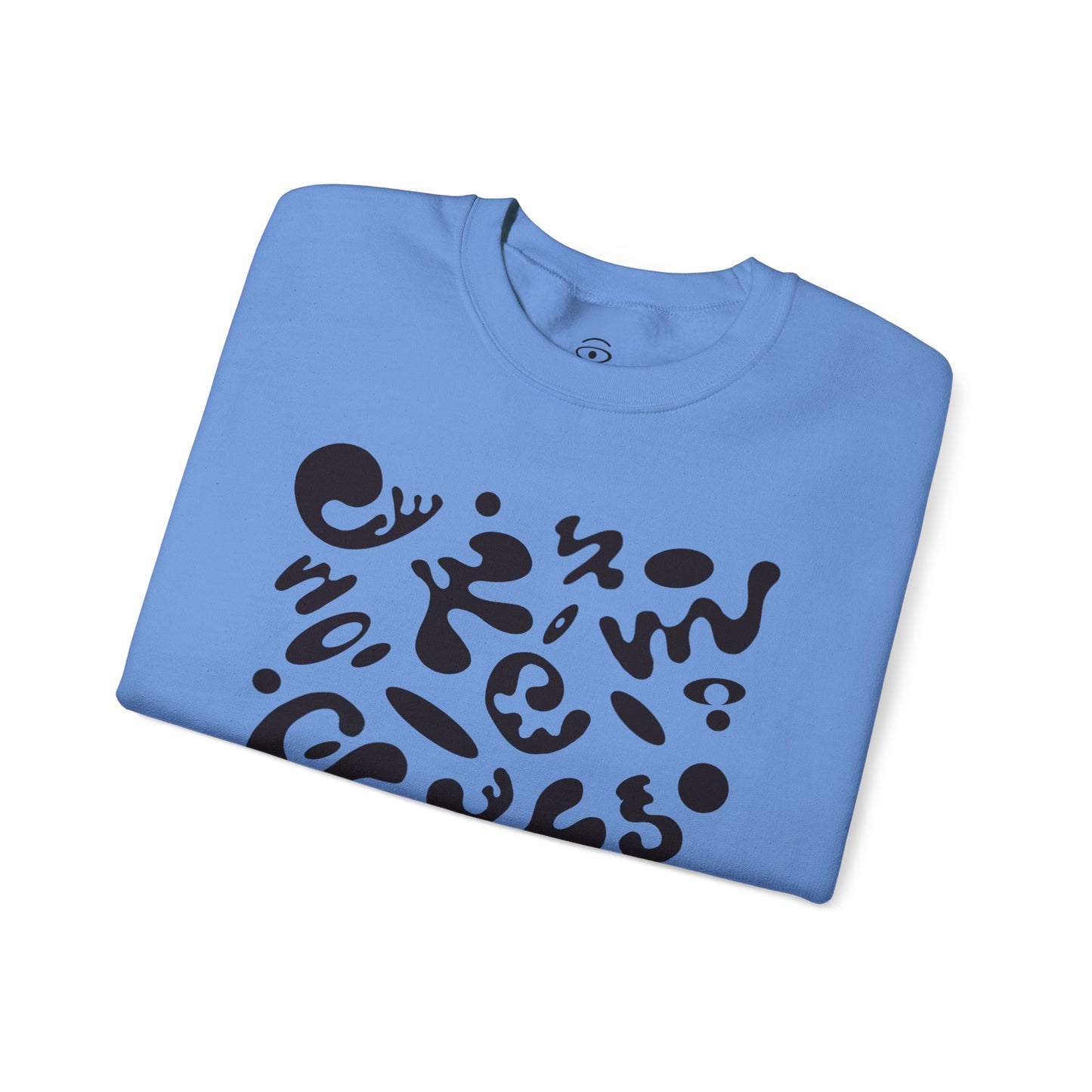 Pure Imagination Unisex Heavy Blend™ Crewneck Sweatshirt- Smoke Signal Black Print