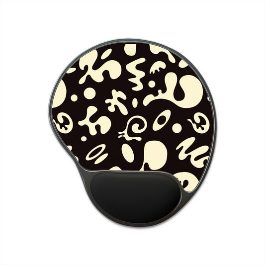 Pure Imagination Mouse Pad w Wrist Rest - Smoke Signal Black