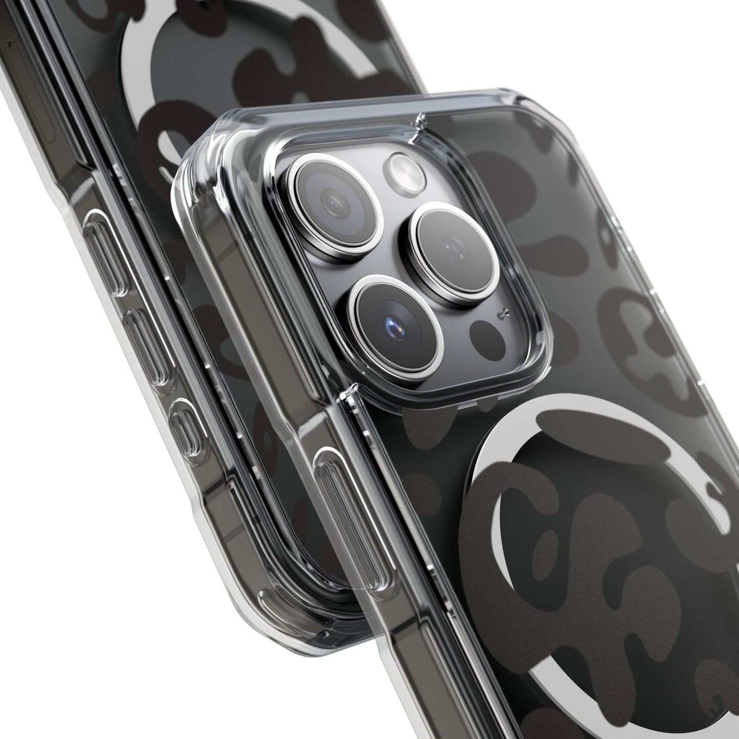 Pure Imagination Clear MagSafe Impact Case - Smoke Signal Black