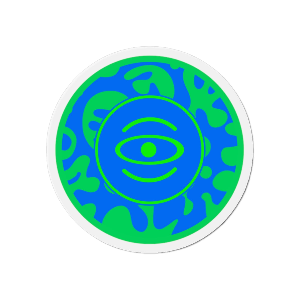 Adorn'd Color Logo Die Cut Magnet - Tide Pool