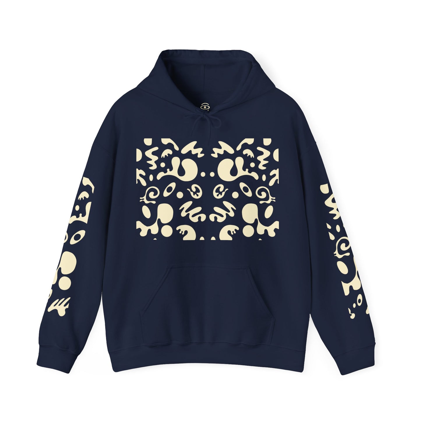 Mirror Work Unisex Heavy Blend™ Hooded Sweatshirt - Blank Page White Print