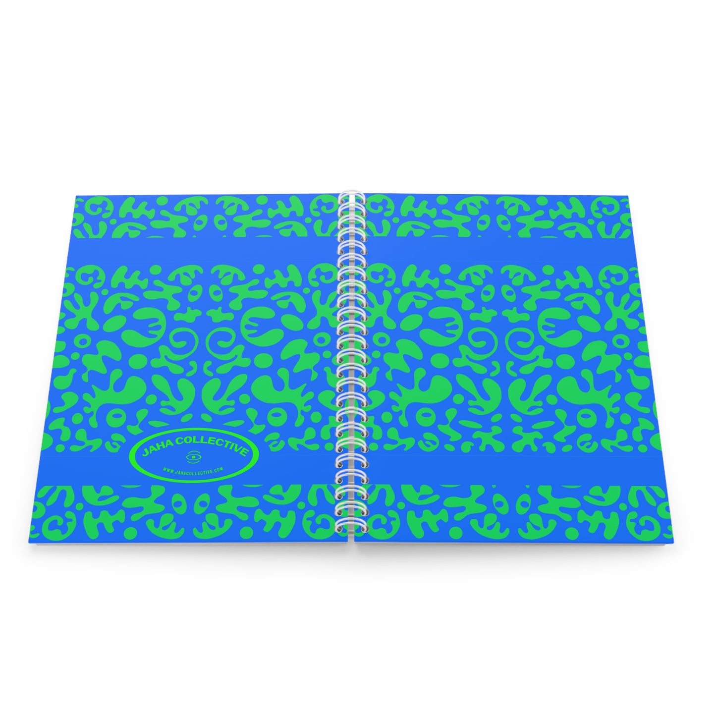 Mirror Work Color Spiral Notebook (Wide Ruled) - Tide Pool