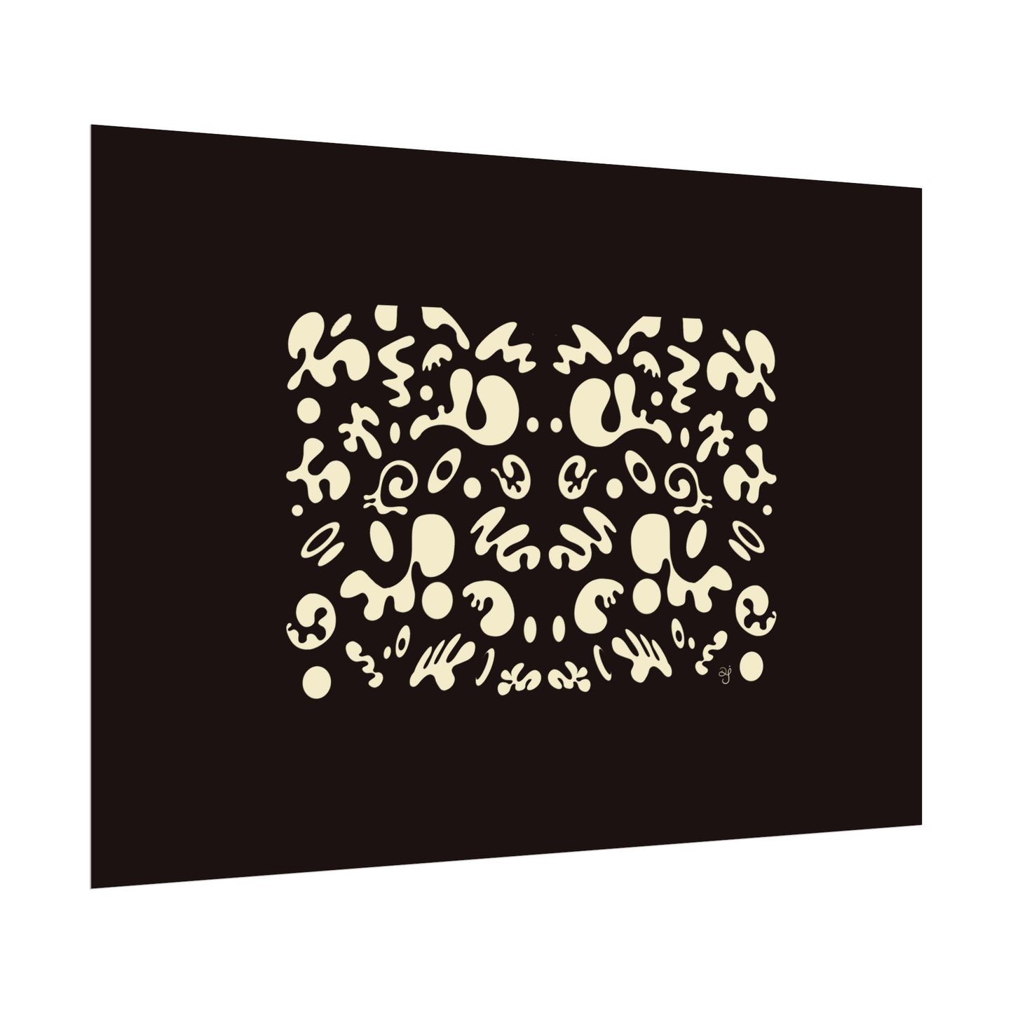 Mirror Work Rolled Poster (Landscape) - Smoke Signal