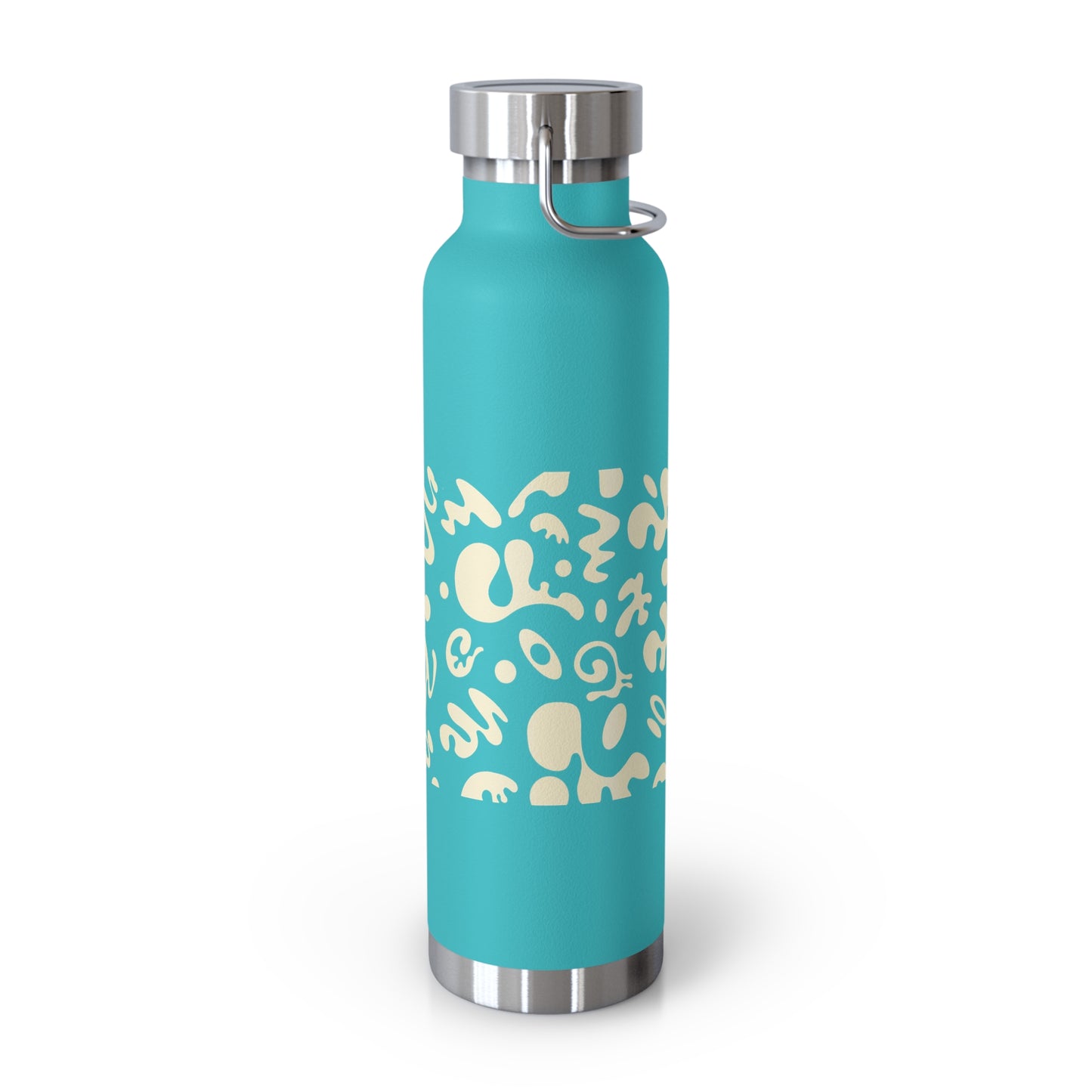 Mirror Work Copper Vacuum Insulated Water Bottle (22oz) - Blank Page White