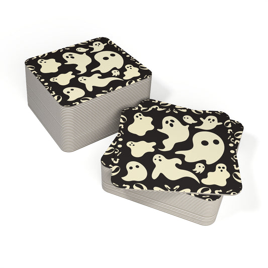 Boo Thing Coaster Set (50 or 100) - Smoke Signal Black