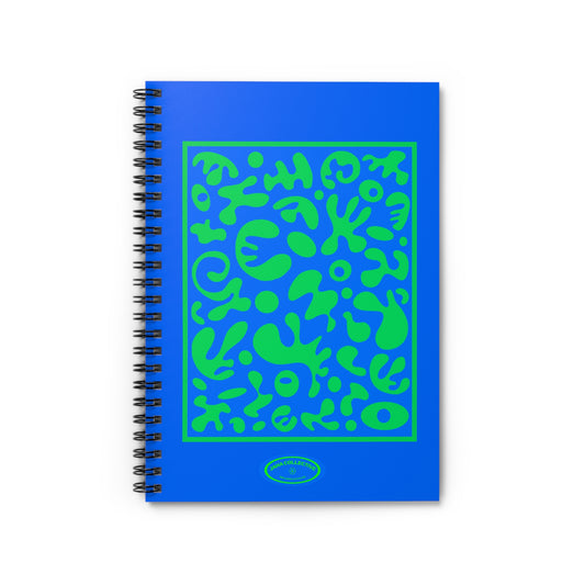 Deep Dream Spiral Notebook (Ruled Line) - Tide Pool