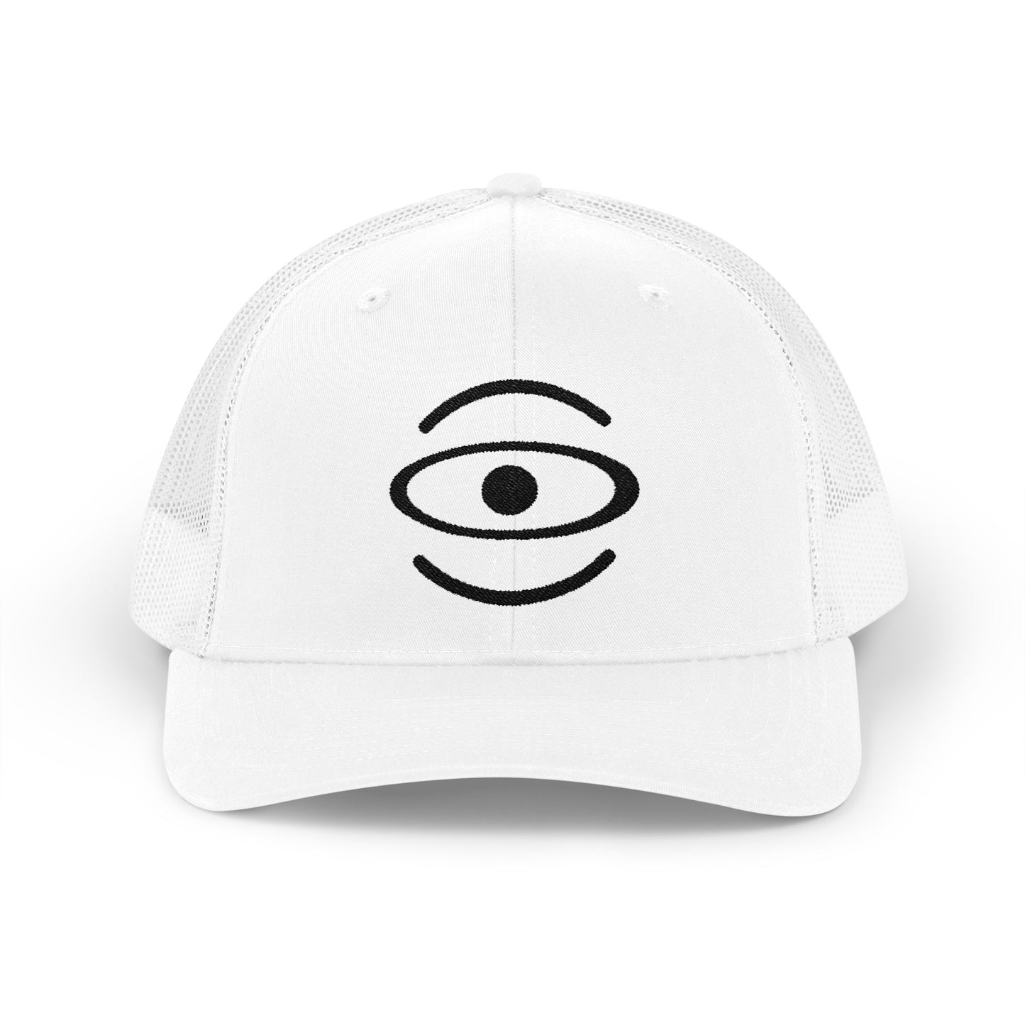 Jaha Logo Embroidered Retro Trucker Hat - Smoke Signal Black
