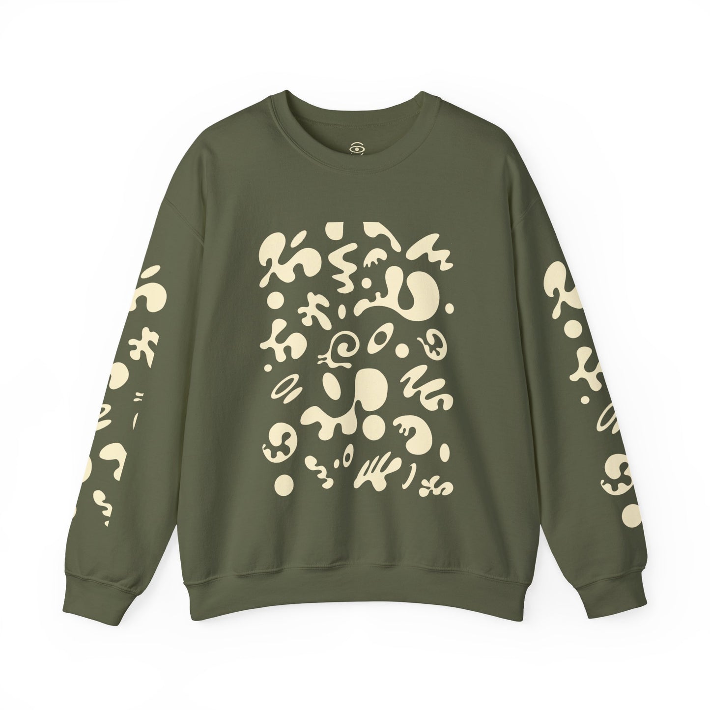 Pure Imagination Unisex Heavy Blend™ Crewneck Sweatshirt - Blank Page White Print