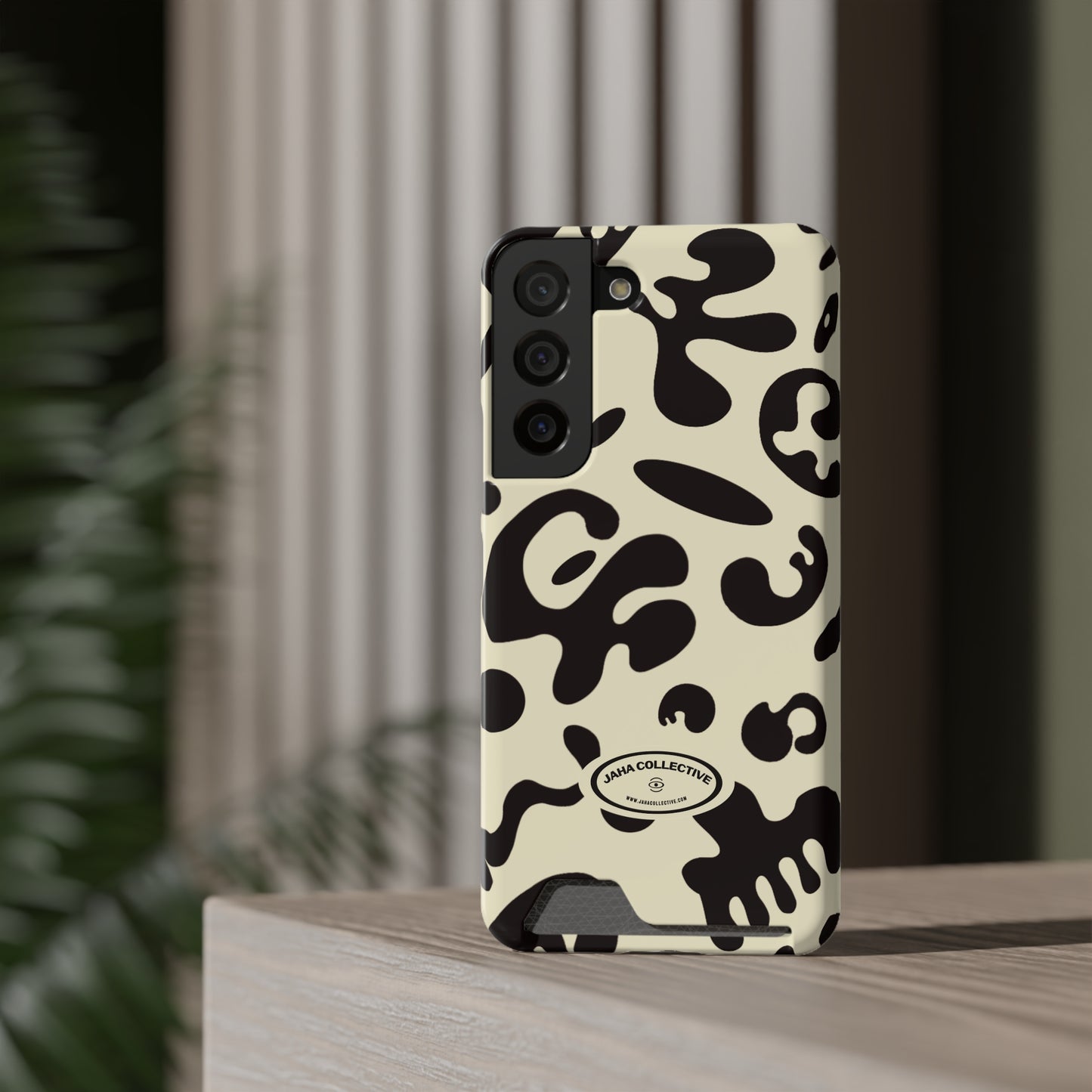 Pure Imagination Phone Case w Card Holder - Blank Page White