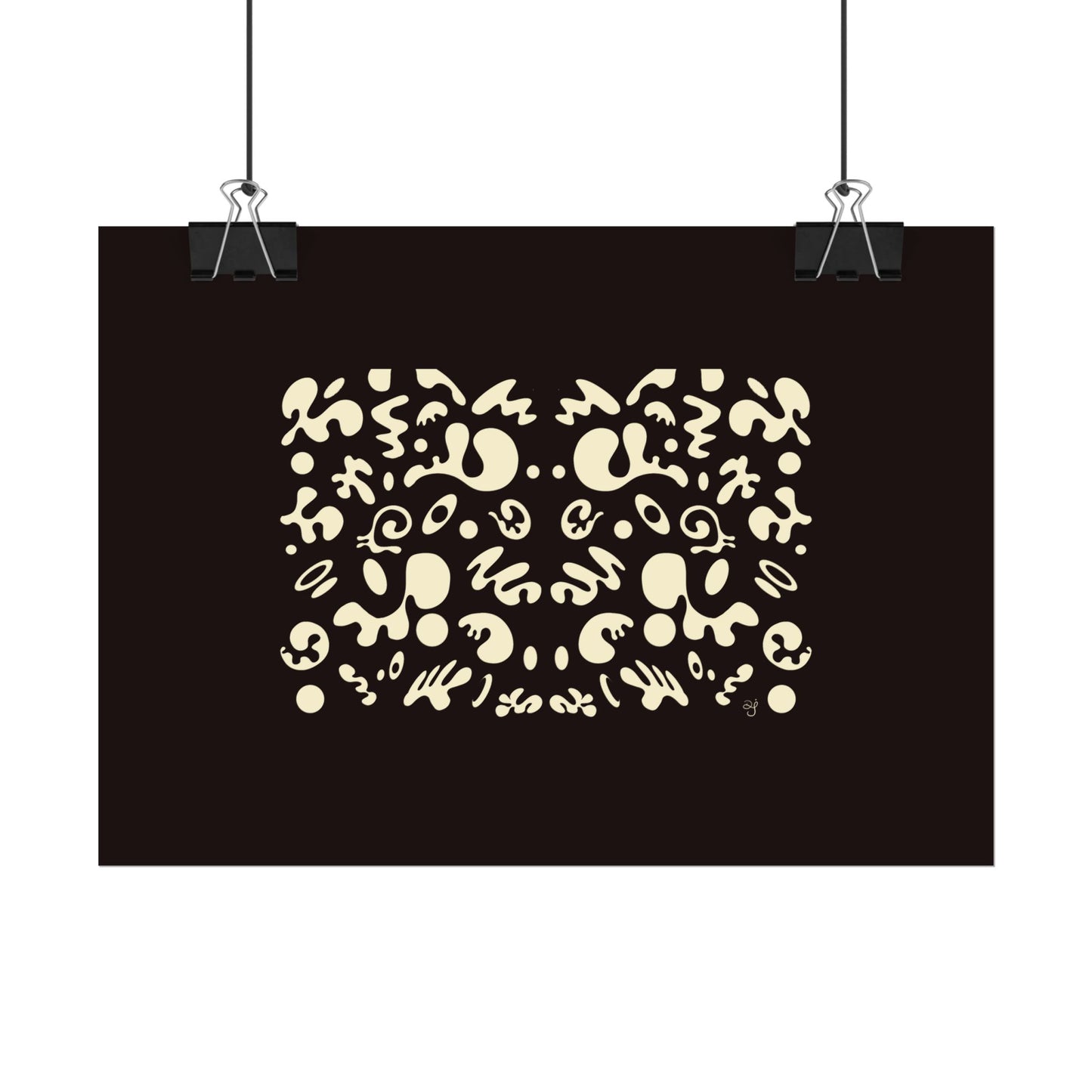 Mirror Work Rolled Poster (Landscape) - Smoke Signal