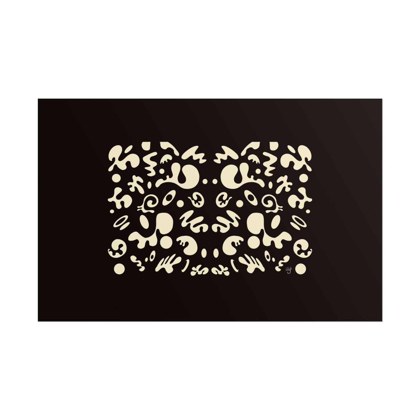 Mirror Work Rolled Poster (Landscape) - Smoke Signal