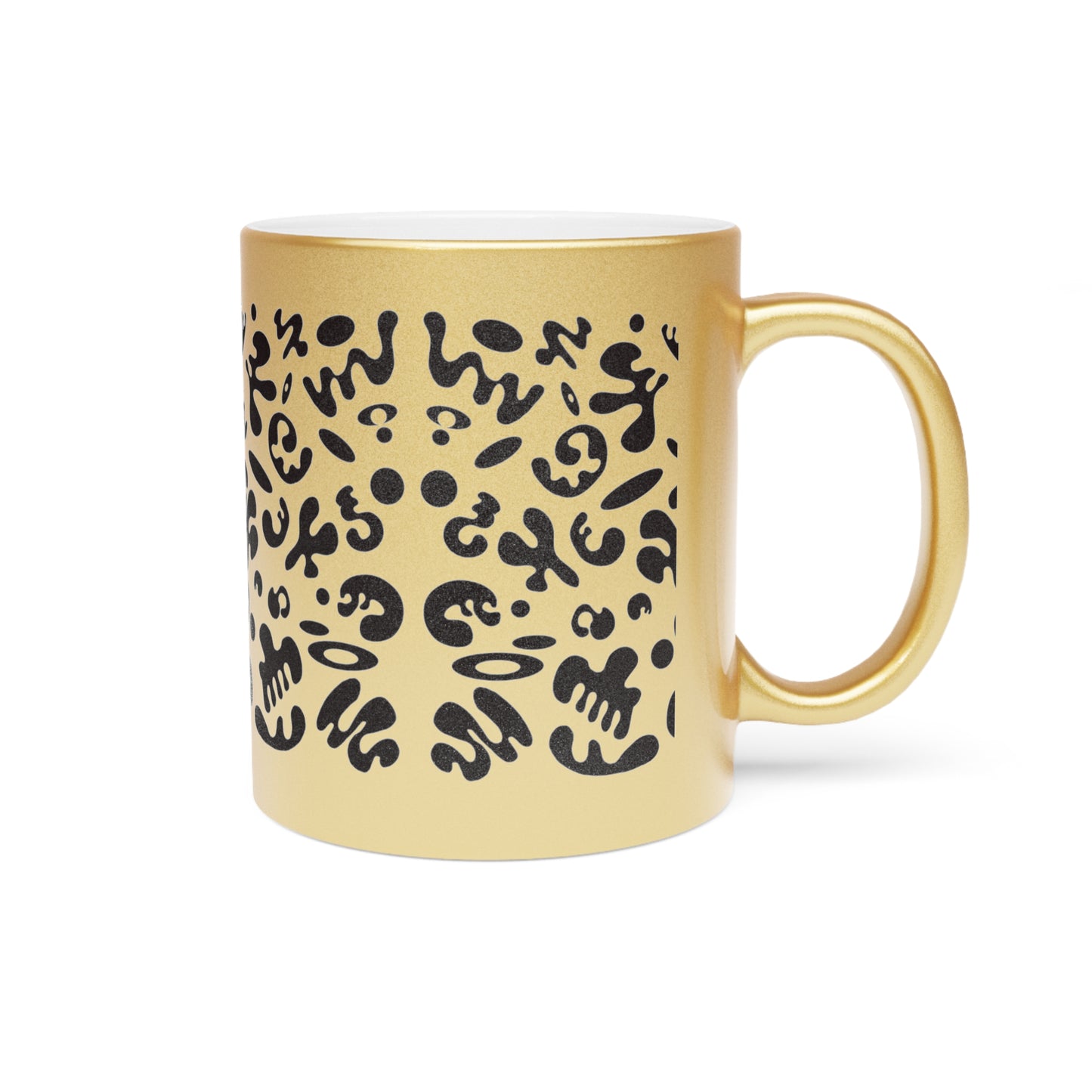 Mirror Work Metallic Mug (Silver\Gold)