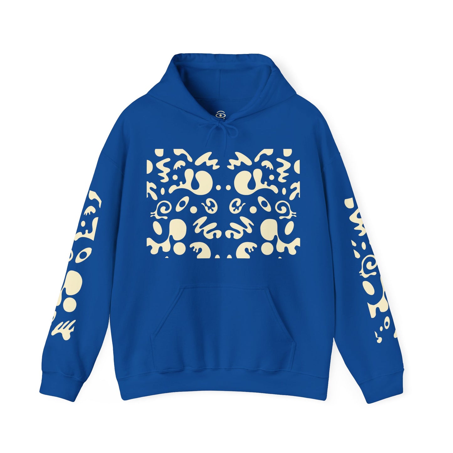 Mirror Work Unisex Heavy Blend™ Hooded Sweatshirt - Blank Page White Print
