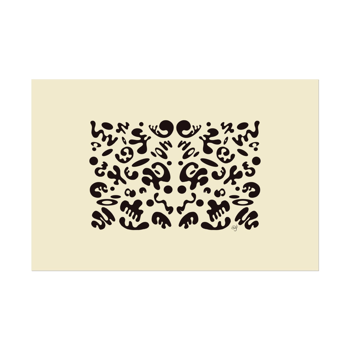 Mirror Work Rolled Poster (Landscape) - Blank Page