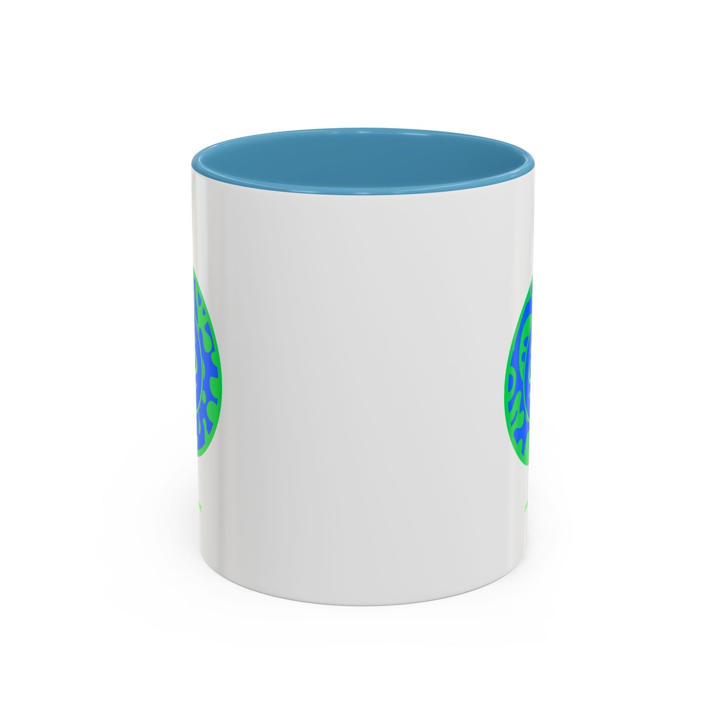 Adorn'd Color Logo Accent Coffee Mug (11, 15oz) - Tide Pool