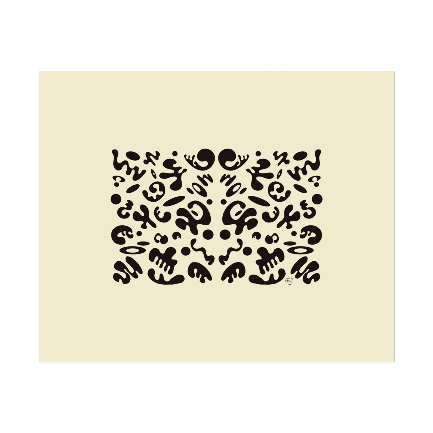 Mirror Work Rolled Poster (Landscape) - Blank Page