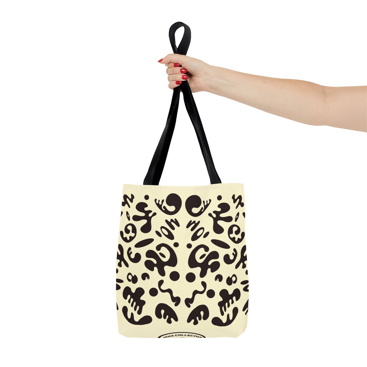 Mirror Work Colorful Tote Bag - Blank Page