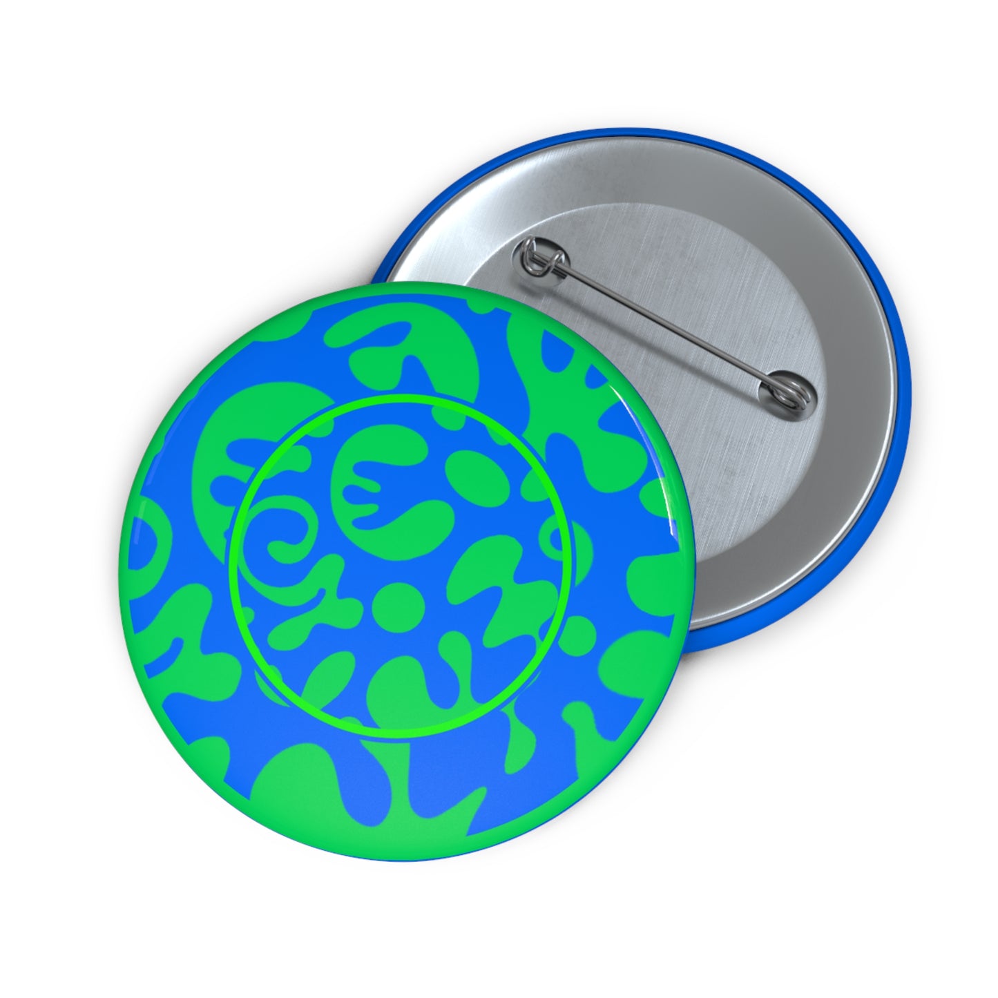 Adorn'd Color Pin Button - Tide Pool