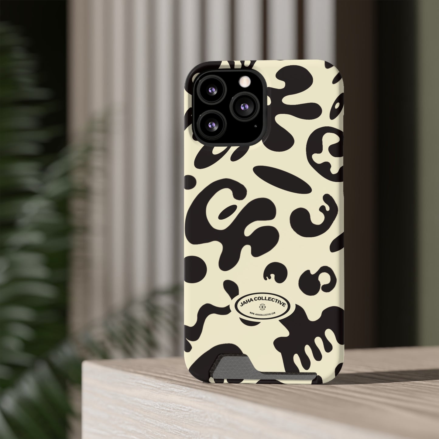 Pure Imagination Phone Case w Card Holder - Blank Page White