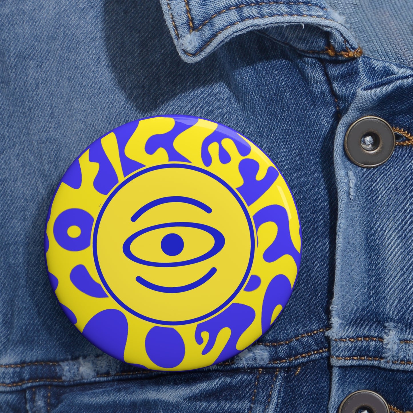 Adorn'd Color Logo Pin Button - Sunspell