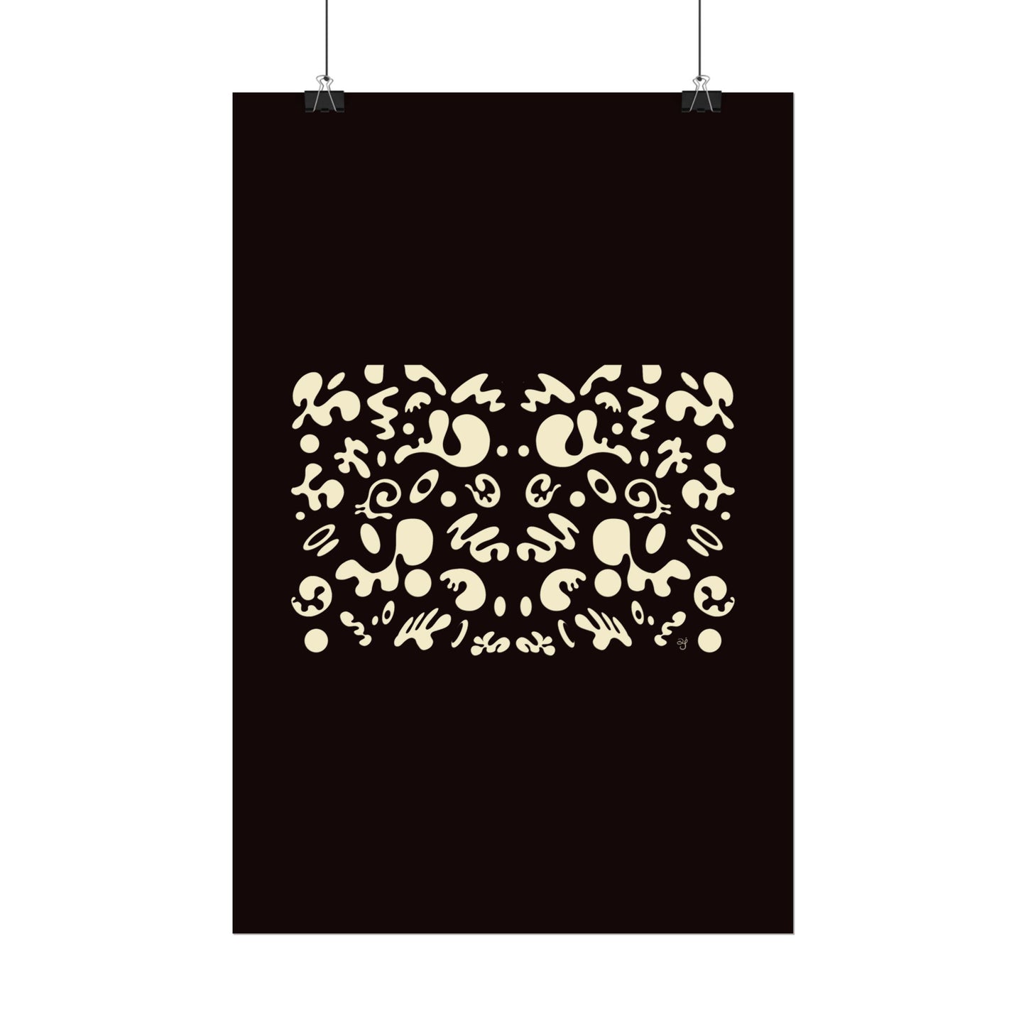 Mirror Work Rolled Poster (Portrait) - Smoke Signal