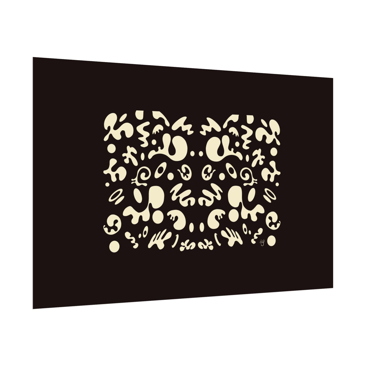 Mirror Work Rolled Poster (Landscape) - Smoke Signal